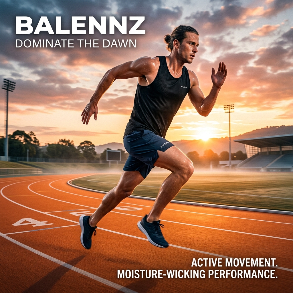 BALENNZ Athletic Shorts for Men with Pockets and Elastic Waistband Quick Dry Activewear - Fabric Construction Detail