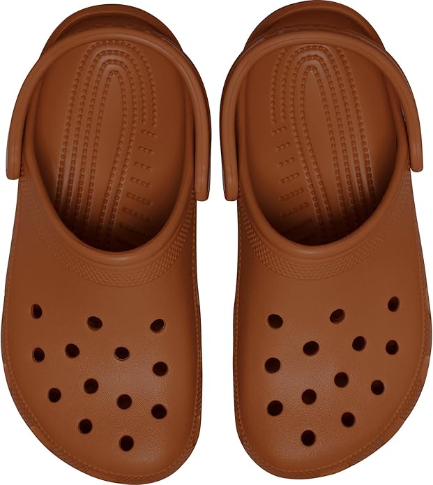 Crocs Unisex-Adult Classic Clog detail focus on heel support and fit