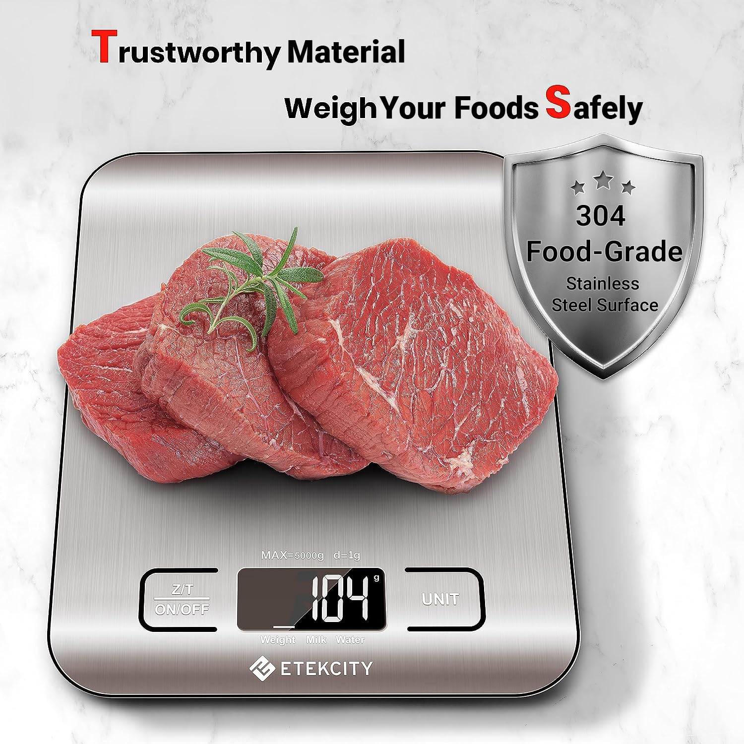 Etekcity Stainless Steel Surface