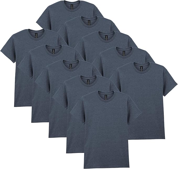 Gildan Adult Heavy Cotton T-Shirt Style G5000 stacked collection
