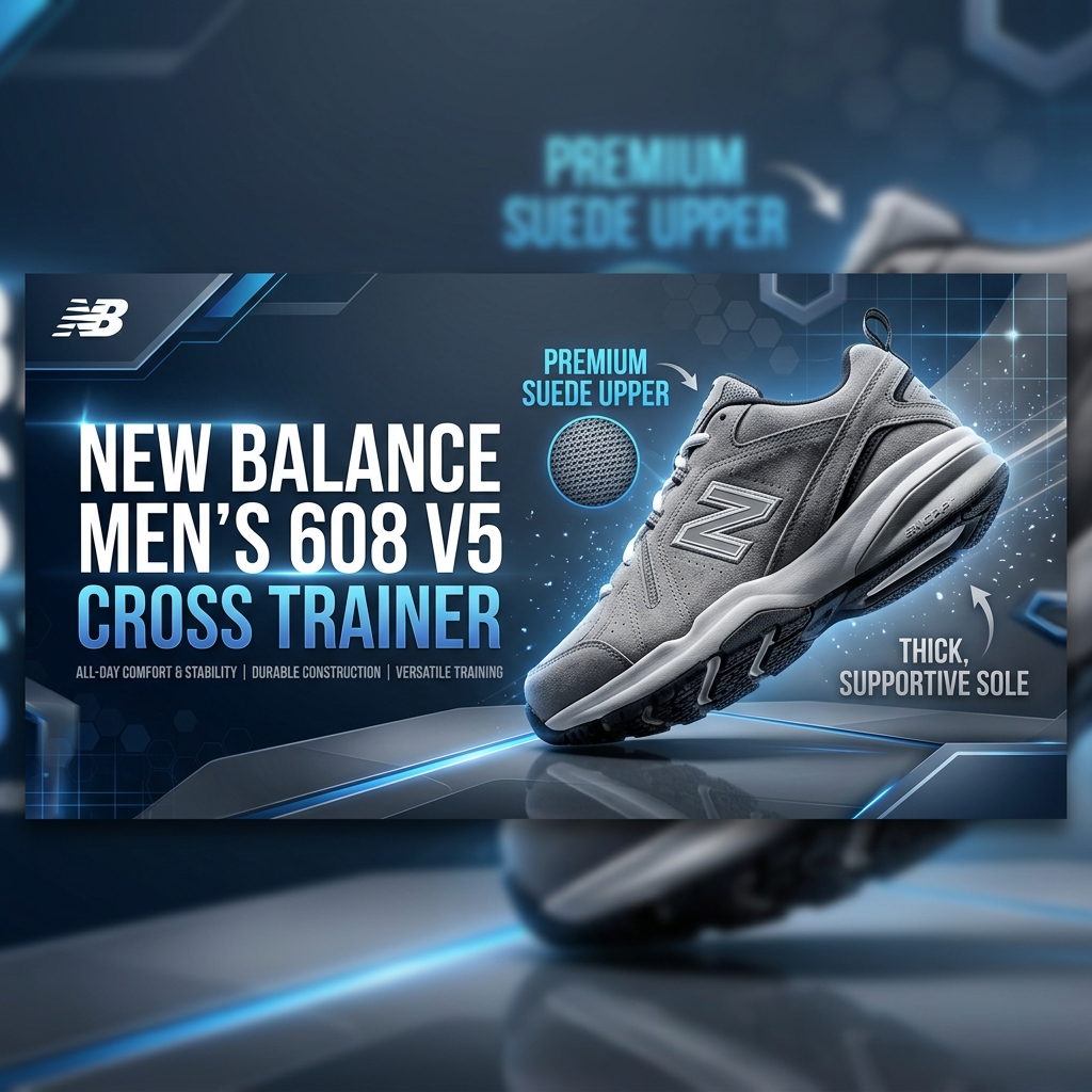 New Balance 608 V5 Tech Overview Banner
