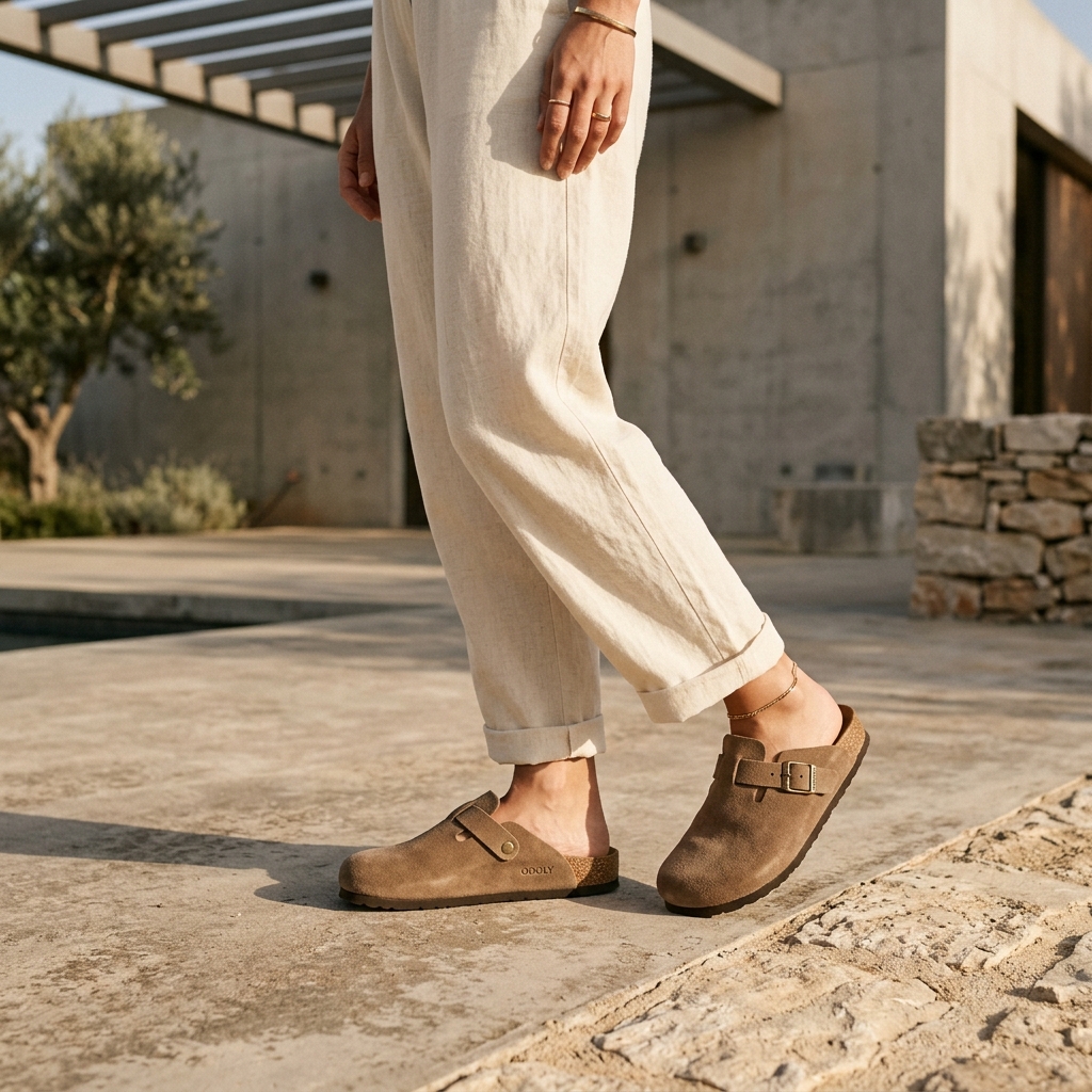 ODOLY Genuine Suede Clogs Buyer Reviews Banner