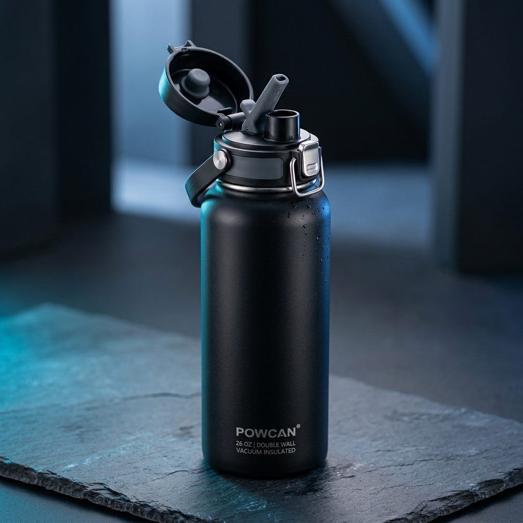 POWCAN 26 oz Insulated Water Bottle - Community Hub