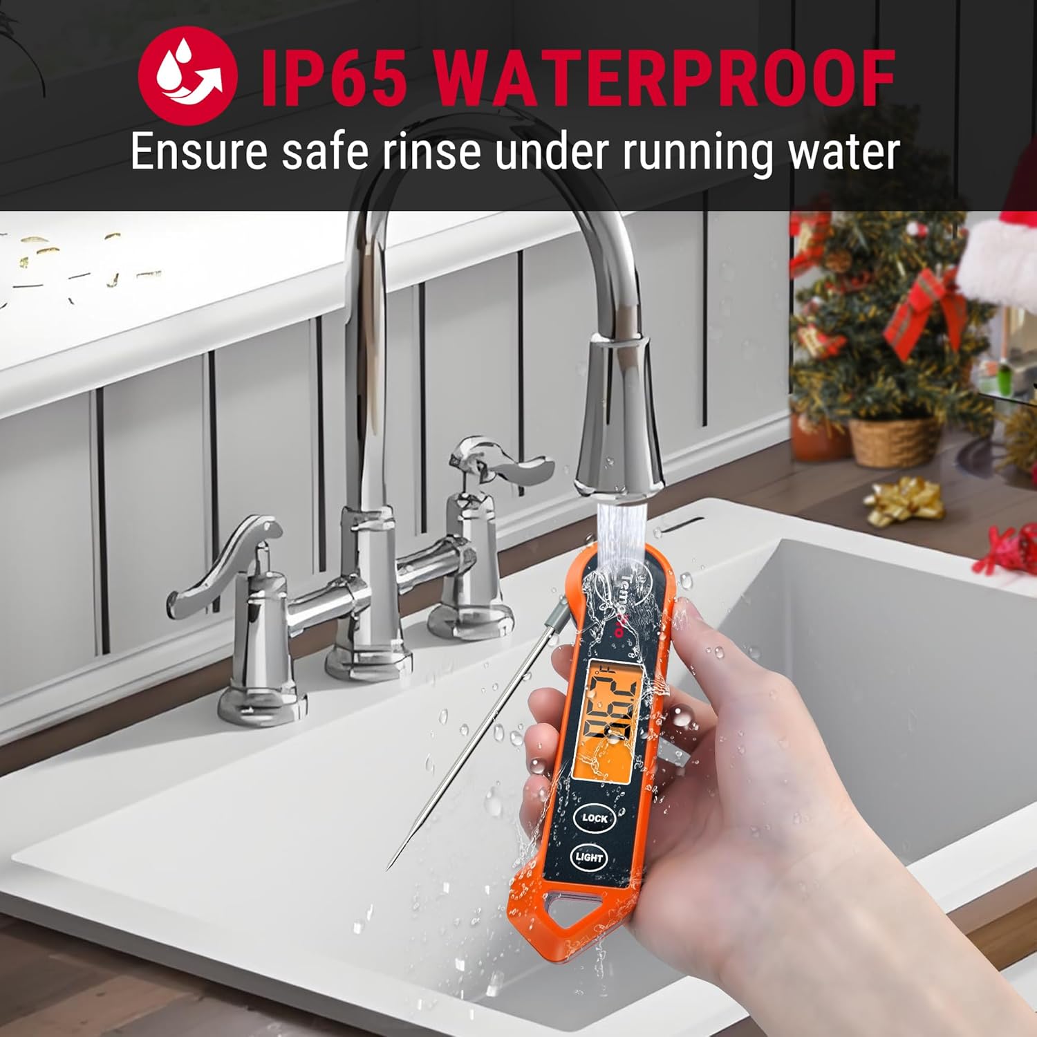 TempPro TP19H Waterproof IP65 Rinsing and Cleaning Details