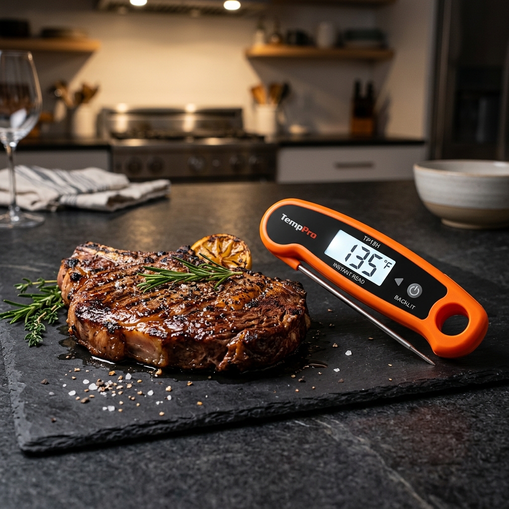 TempPro TP19H Digital Meat Thermometer - Geometric Hero Highlight