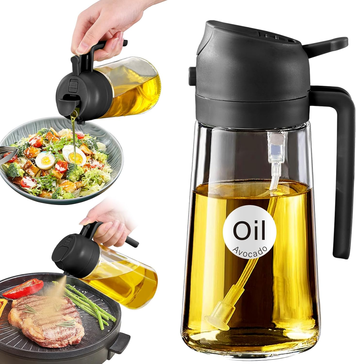 YARRAMATE portion control oil sprayer nozzle detail