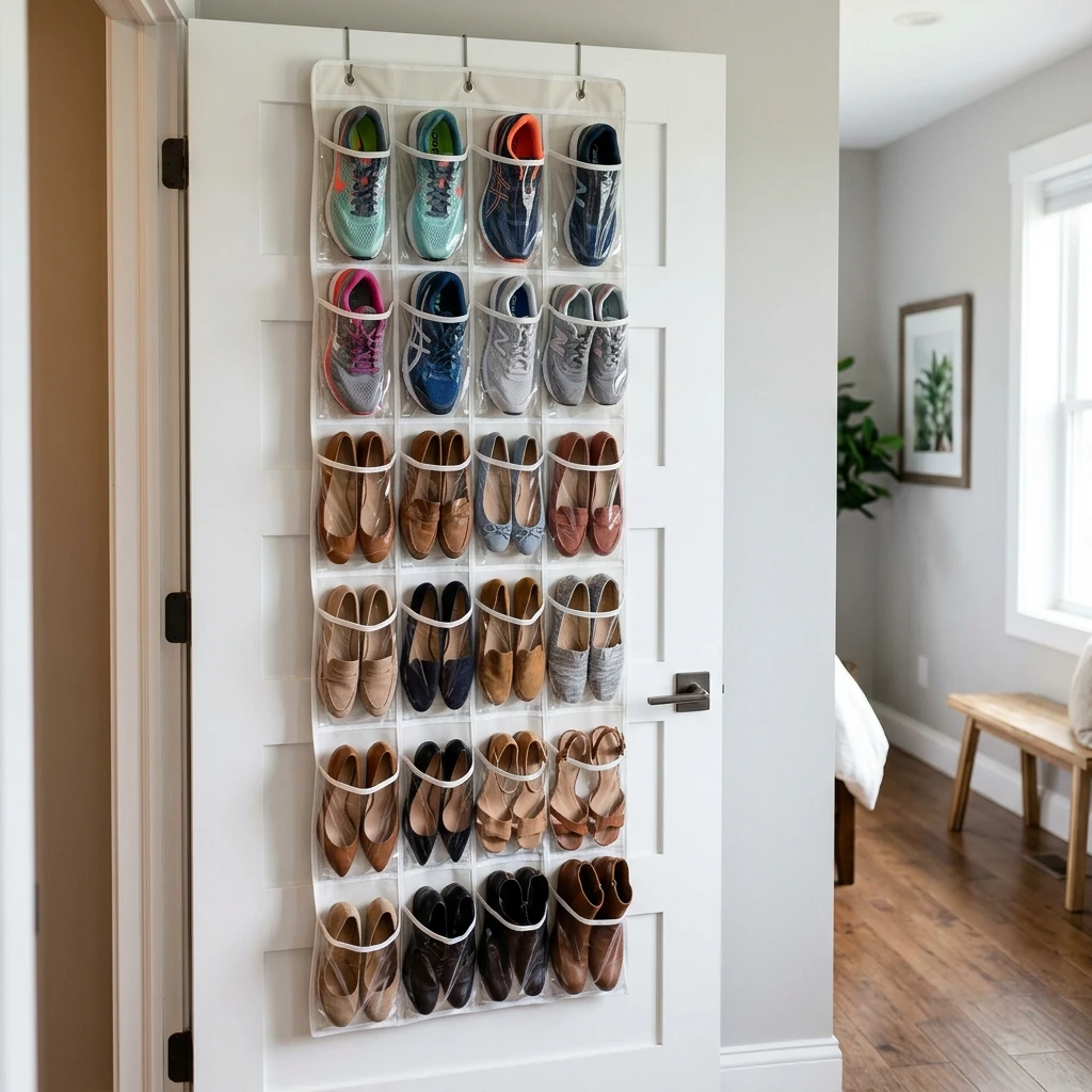 Brilliant Entryway and Bedroom Closet Shoe Storage Hacks for Families: Doorway Verticality (2026)