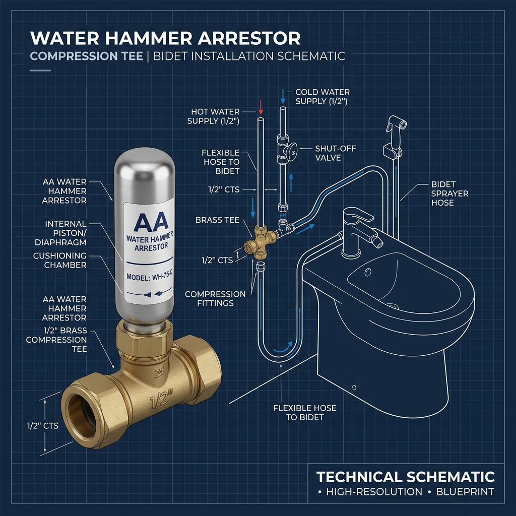 Water-Hammer Mitigation in Modern Bidet Integration: Pressure-Regulating Valves and Fluid Dynamics (2026)
