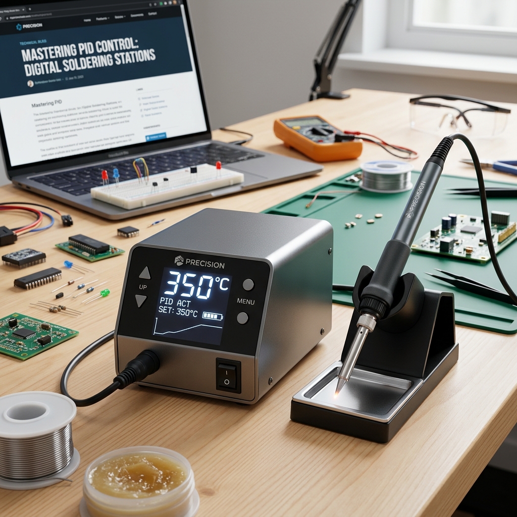 Evaluating PID Temperature Stability and Ceramic Heating Element Thermal Recovery in Soldering Stations: Micro-Electronics Circuit Board Repair Dynamics (2026)