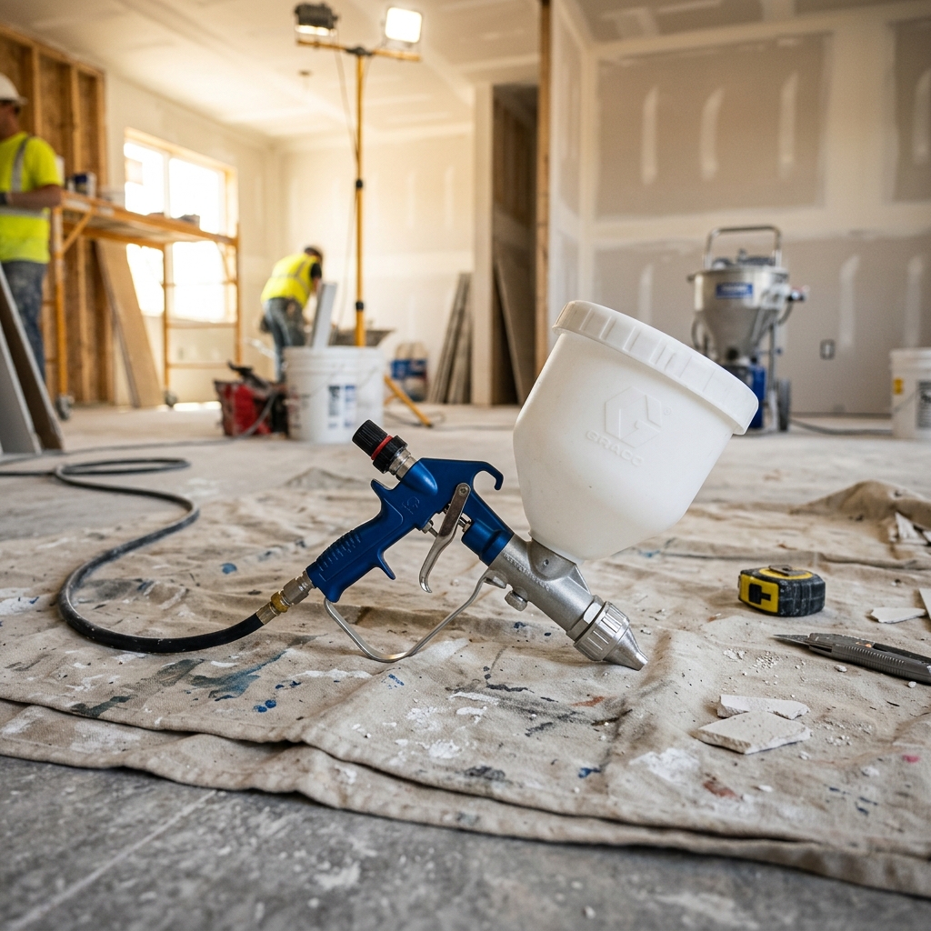 Evaluating Pneumatic Fluid Orifice Atomization and Hopper Gravity Feed Uniformity in Texture Guns: Seamless Knockdown and Orange Peel Drywall Blending (2026)