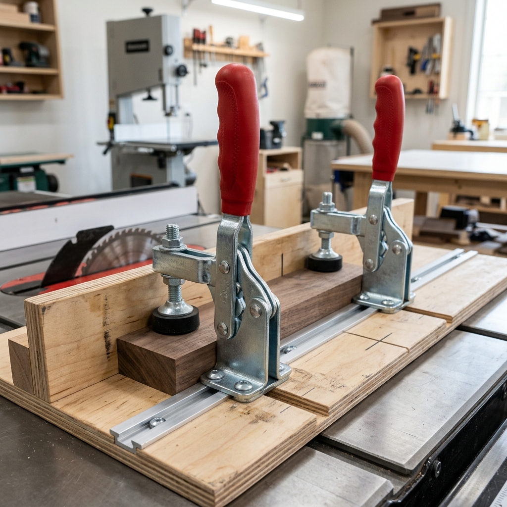 Evaluating Dead-Center Over-Center Locking Mechanics and Holding Capacity Footprint in Heavy-Duty Toggle Clamps: Rock-Solid Table Saw T-Track Jig Fixtures (2026)