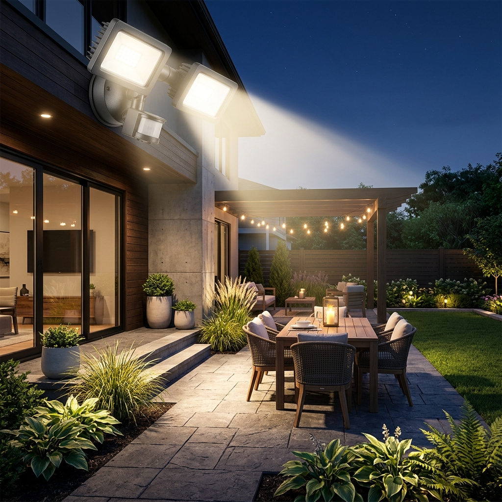 Evaluating Stepped Pulse Motion Detection Fields and Lumens Per Watt Micro-LED Efficiency in Hardwired Floodlights: Deterring Suburban Backyard Intruders (2026)