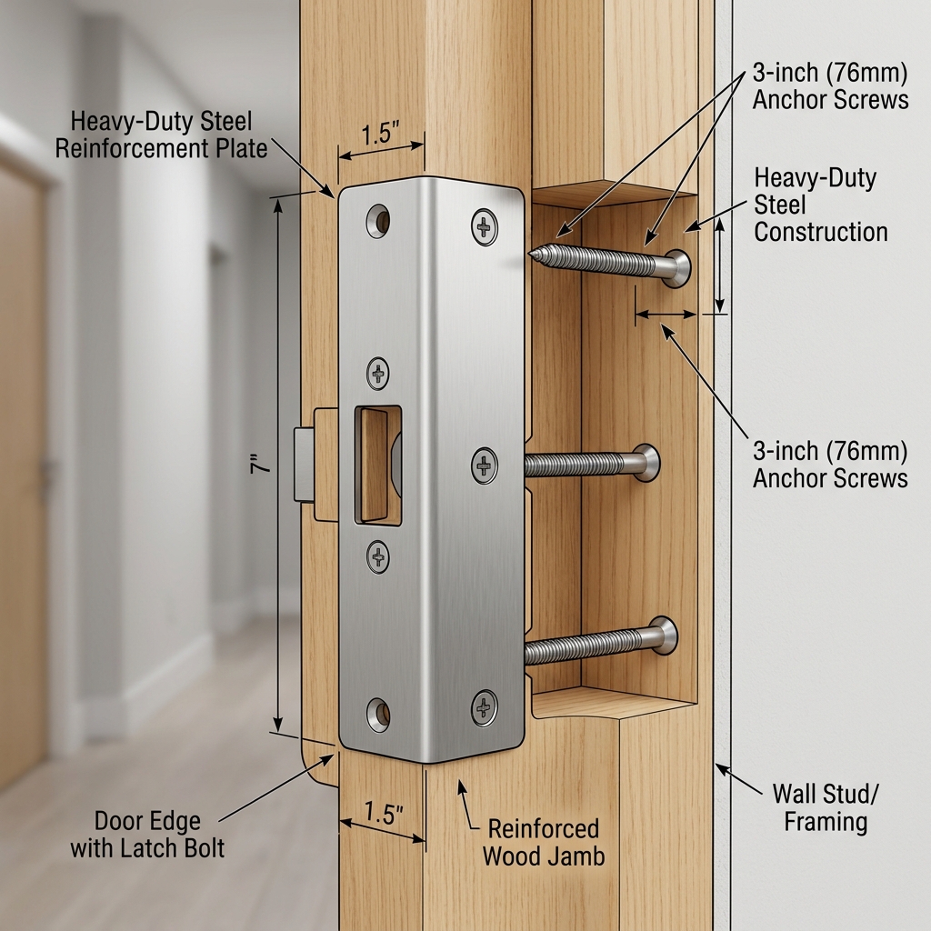 Evaluating 3-Inch Anchor Screw Shear Thresholds and Heavy-Duty Brass Finish Plate Leverage in Jamb Reinforcements: Eliminating Door Kick-In Fractures (2026)