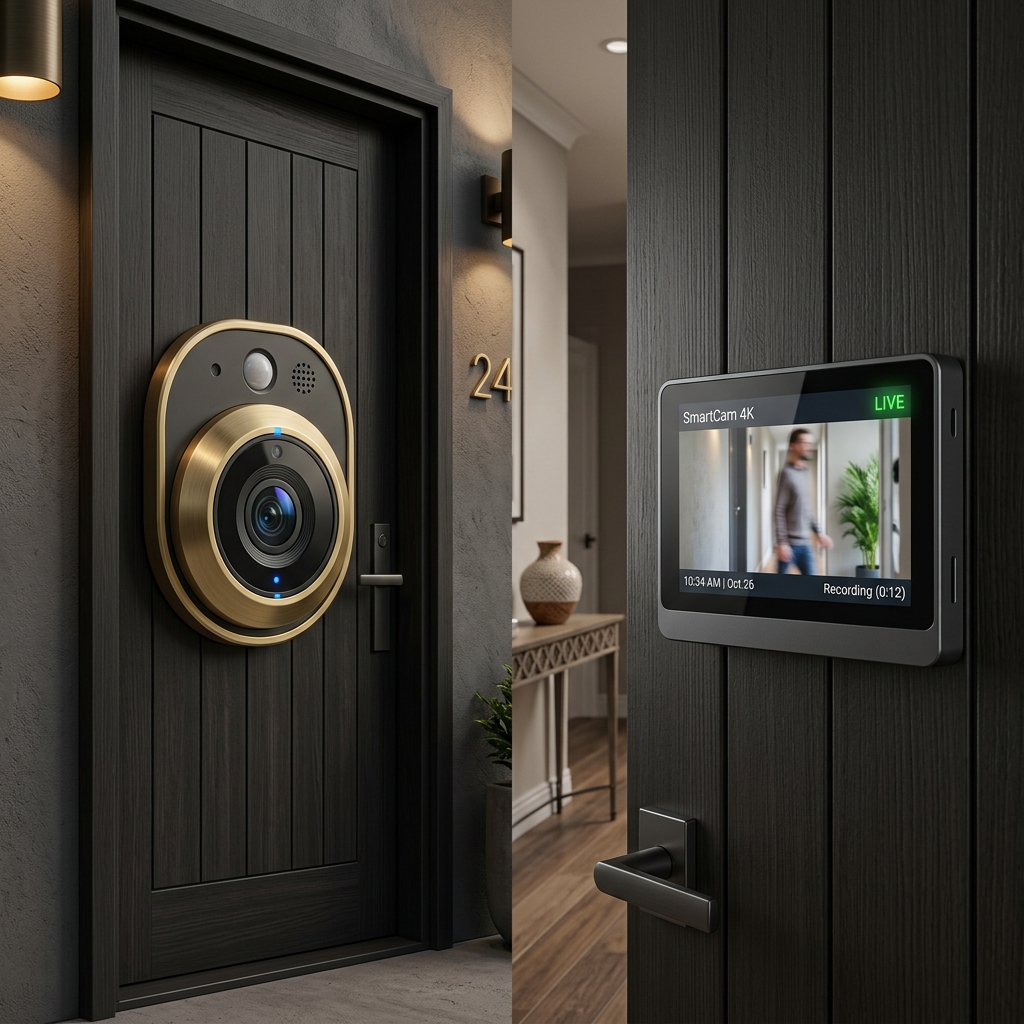 Evaluating Cylindrical Barrel Lens Barrel Distortion and Low-Light Digital Image Sensor Clarity in Peephole Cameras: Apartment Door Vandalism Documentations (2026)