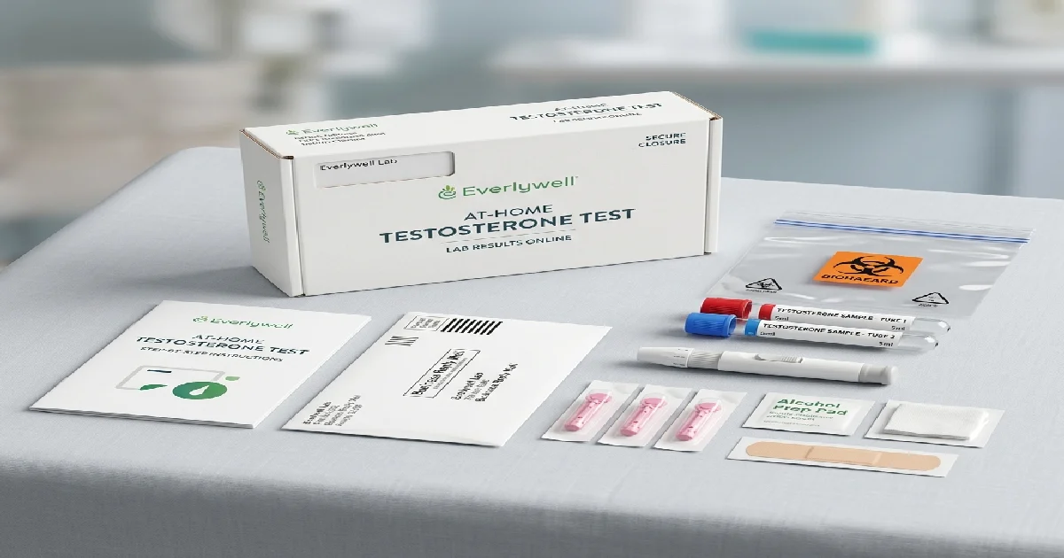 High-resolution diagram illustrating saliva sample extraction for free testosterone audit.