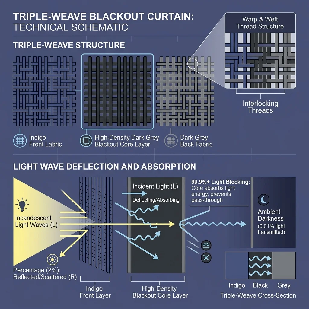 Best Blackout Curtains for Bedroom Light Blocking: Textile Science and Circadian Biology (2026)